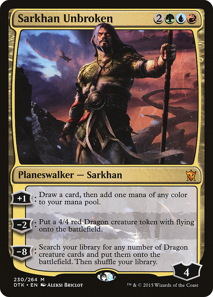 Sarkhan Unbroken (DTK-230) - Dragons of Tarkir Foil