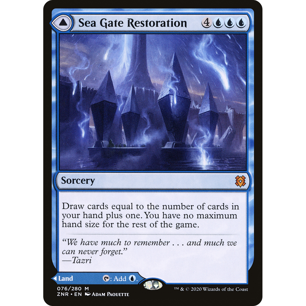 Sea Gate Restoration (ZNR-076) - Zendikar Rising