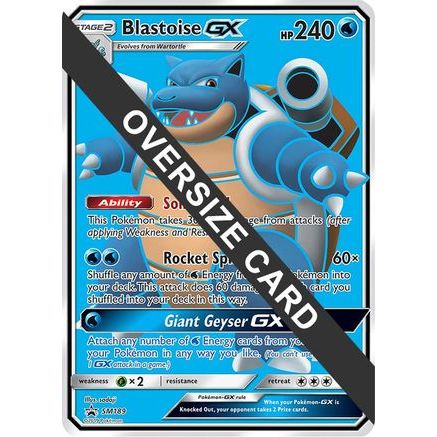 Blastoise GX - SM189 (Black Star Promos) SM189 - Jumbo Cards Holofoil