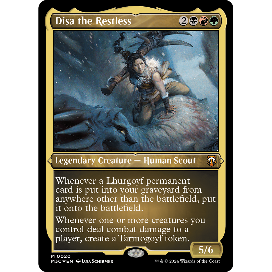 Disa the Restless (M3C-020) - Modern Horizons 3 Commander Etched Foil
