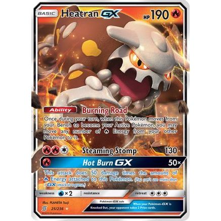 Heatran GX 25/236 - SM  Unified Minds Holofoil