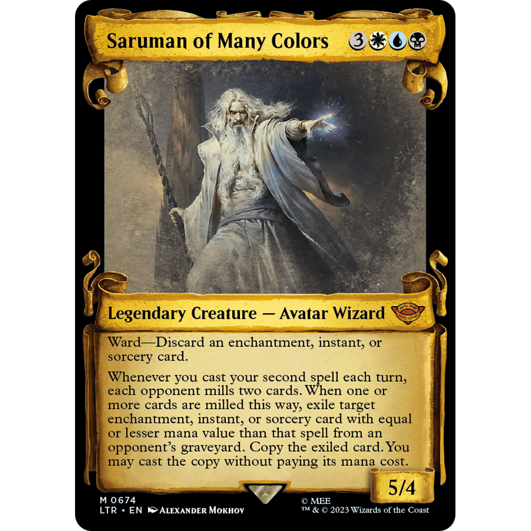 Saruman of Many Colors (LTR-674) - The Lord of the Rings: Tales of Middle-earth: (Showcase)