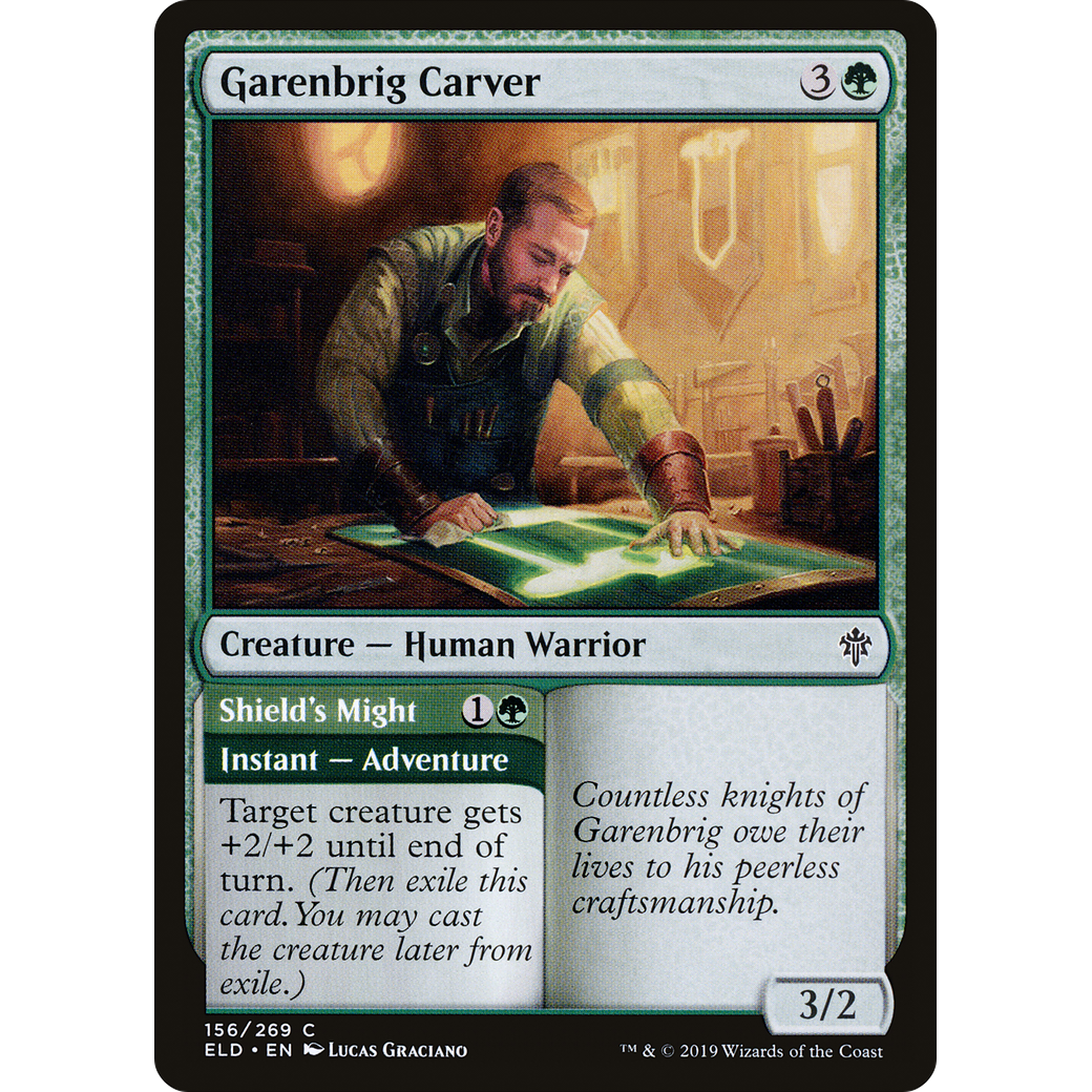 Garenbrig Carver (ELD-156) - Throne of Eldraine
