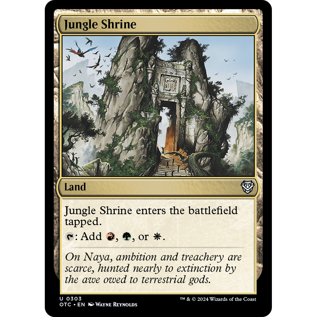 Jungle Shrine (OTC-303) - Outlaws of Thunder Junction Commander