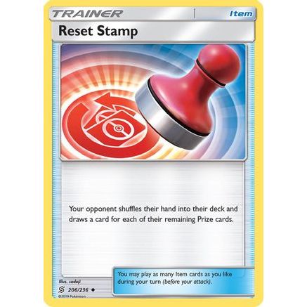 Reset Stamp 206/236 - SM  Unified Minds Reverse Holofoil