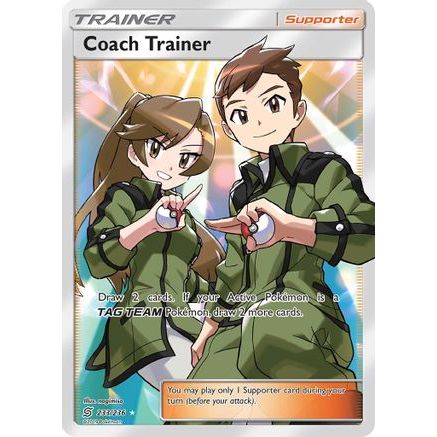 Coach Trainer (Full Art) 233/236 - SM  Unified Minds Holofoil