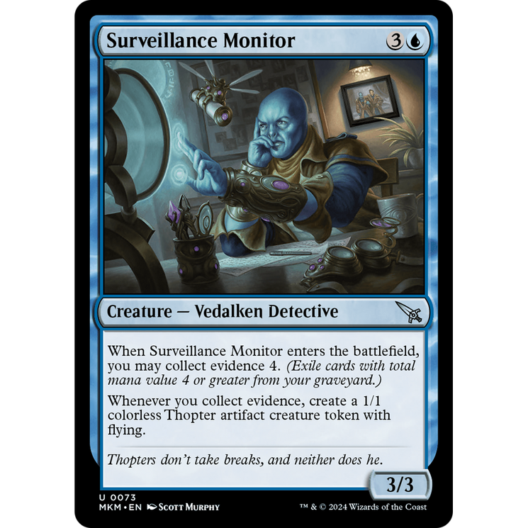 Surveillance Monitor (MKM-73†) - Murders at Karlov Manor Foil