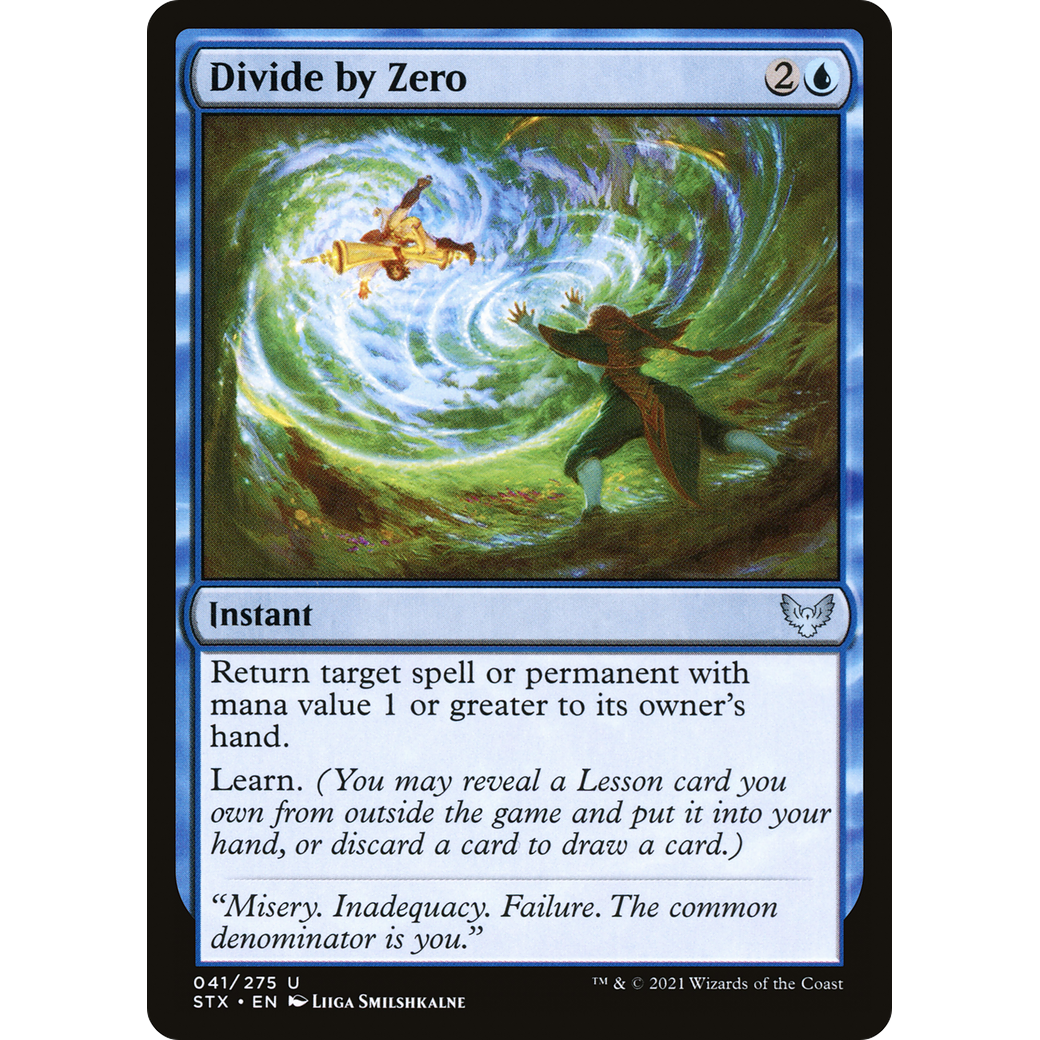 Divide by Zero (STX-041) - Strixhaven: School of Mages Foil
