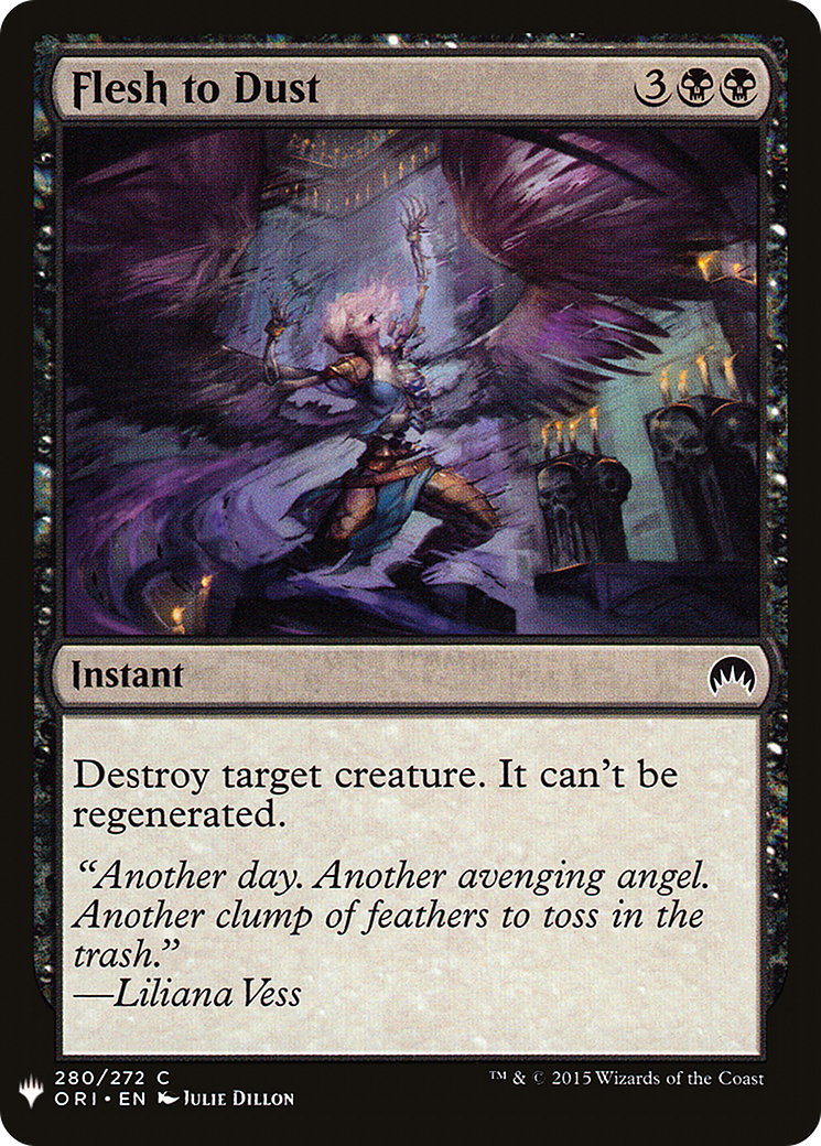 Flesh to Dust (LIST-280) - The List