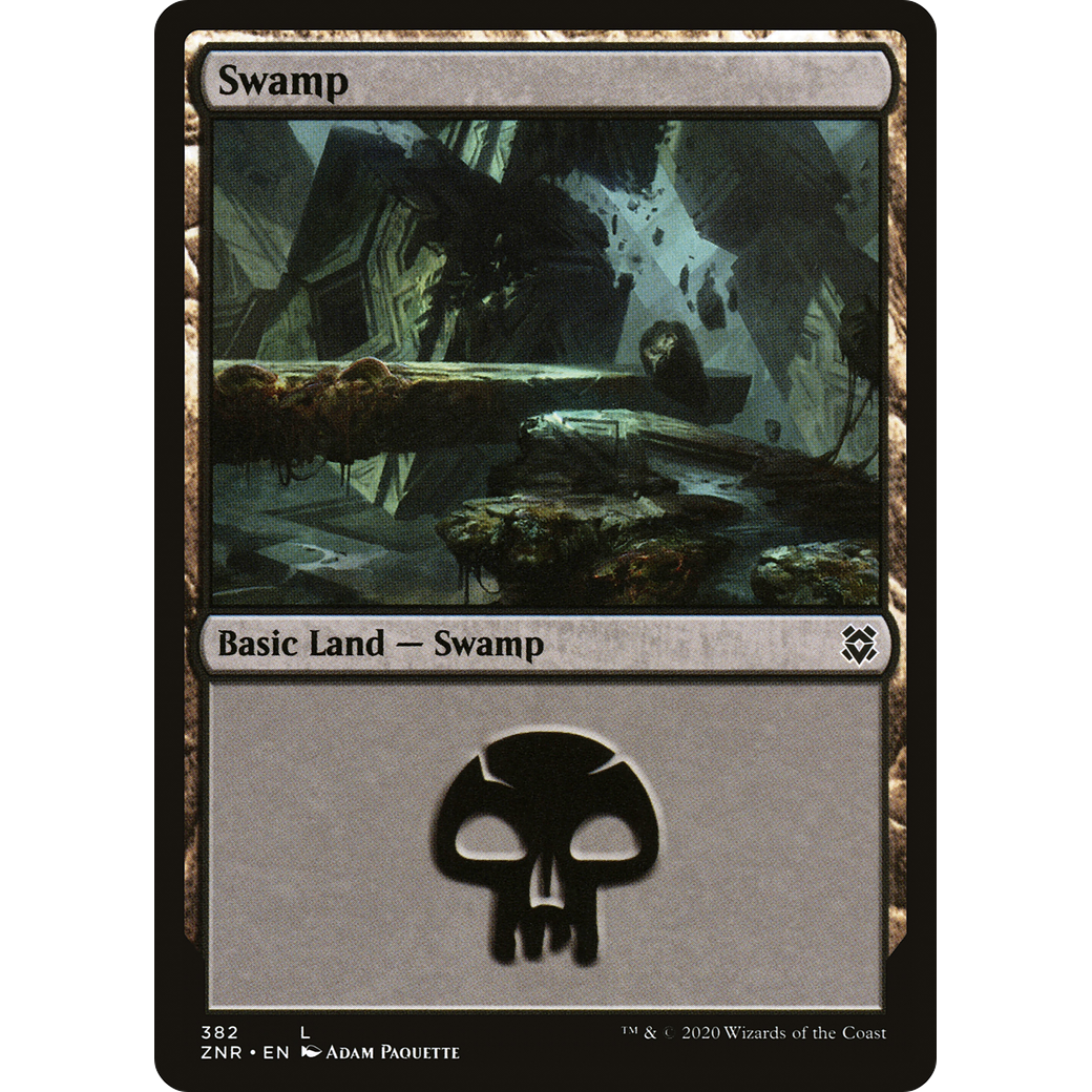 Swamp (ZNR-382) - Zendikar Rising Foil