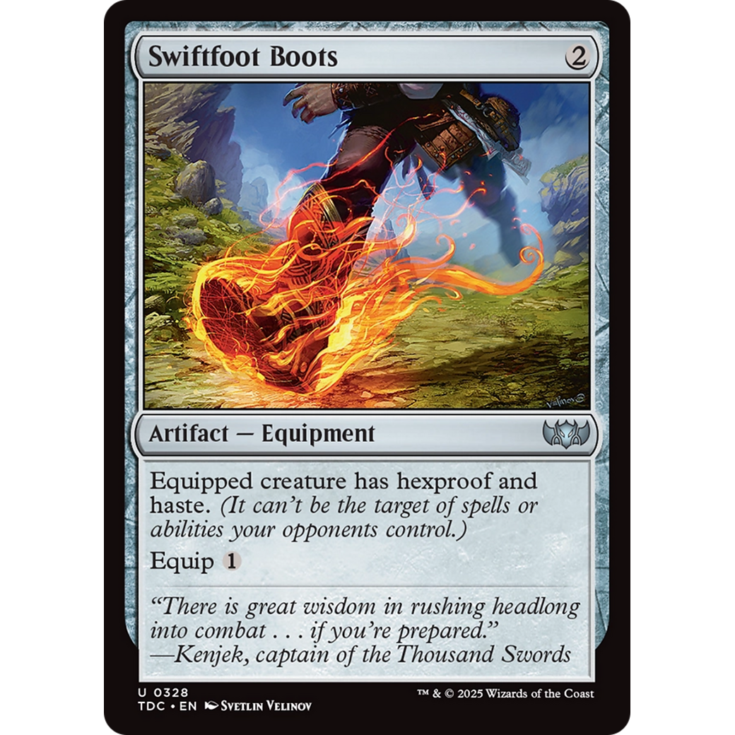 Swiftfoot Boots (TDC-328) - Commander: Tarkir: Dragonstorm
