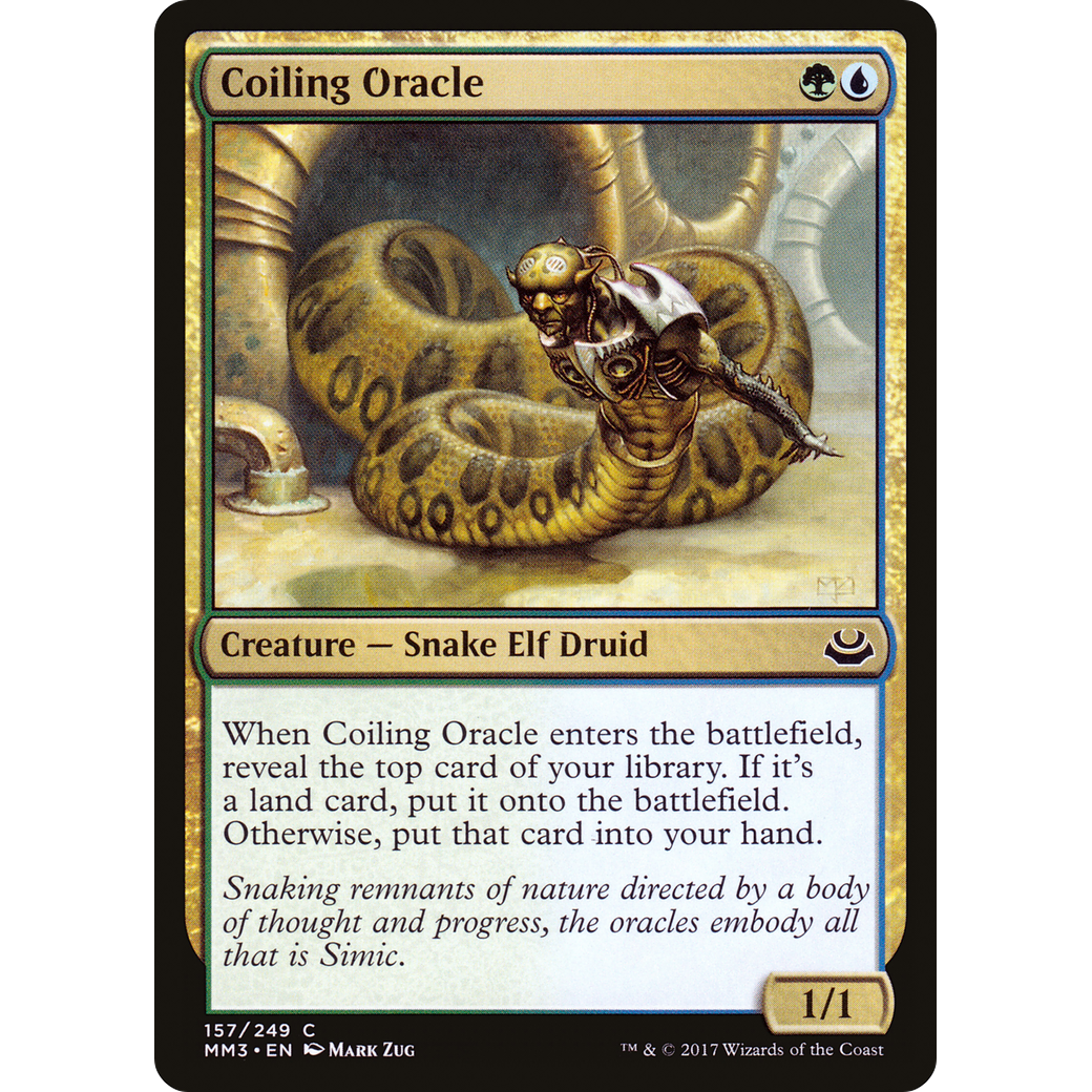 Coiling Oracle (MM3-157) - Modern Masters 2017 Foil
