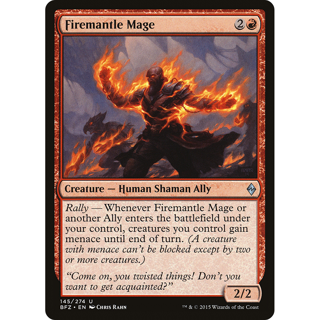 Firemantle Mage (BFZ-145) - Battle for Zendikar
