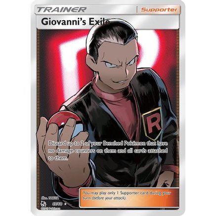 Giovanni's Exile (Full Art) 67/68 - Hidden Fates Holofoil