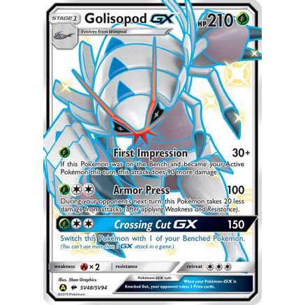 Golisopod GX SV48/94 - Hidden Fates Shiny Vault Holofoil