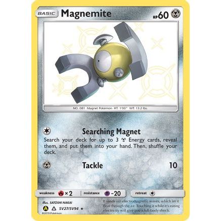Magnemite SV27/94 - Hidden Fates Shiny Vault Holofoil
