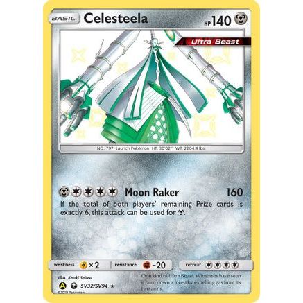 Celesteela SV32/94 - Hidden Fates Shiny Vault Holofoil