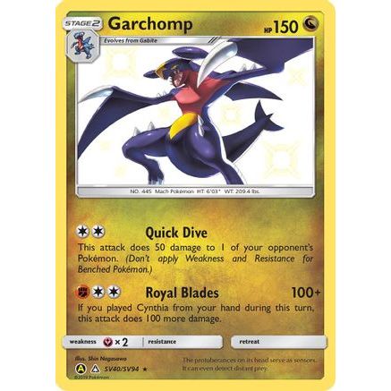 Garchomp SV40/94 - Hidden Fates Shiny Vault Holofoil