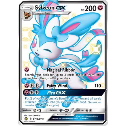 Sylveon GX SV76/94 - Hidden Fates Shiny Vault Holofoil