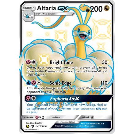 Altaria GX SV77/94 - Hidden Fates Shiny Vault Holofoil