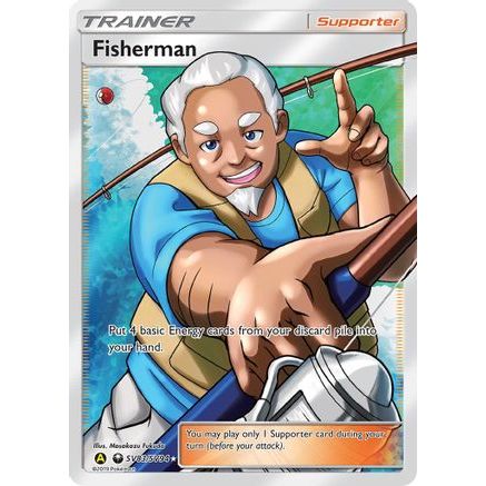 Fisherman SV83/94 - Hidden Fates Shiny Vault Holofoil