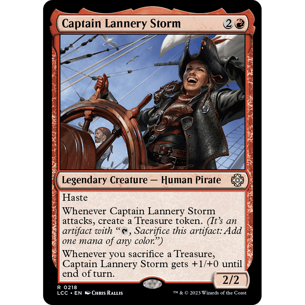Captain Lannery Storm (LCC-218) - The Lost Caverns of Ixalan Commander