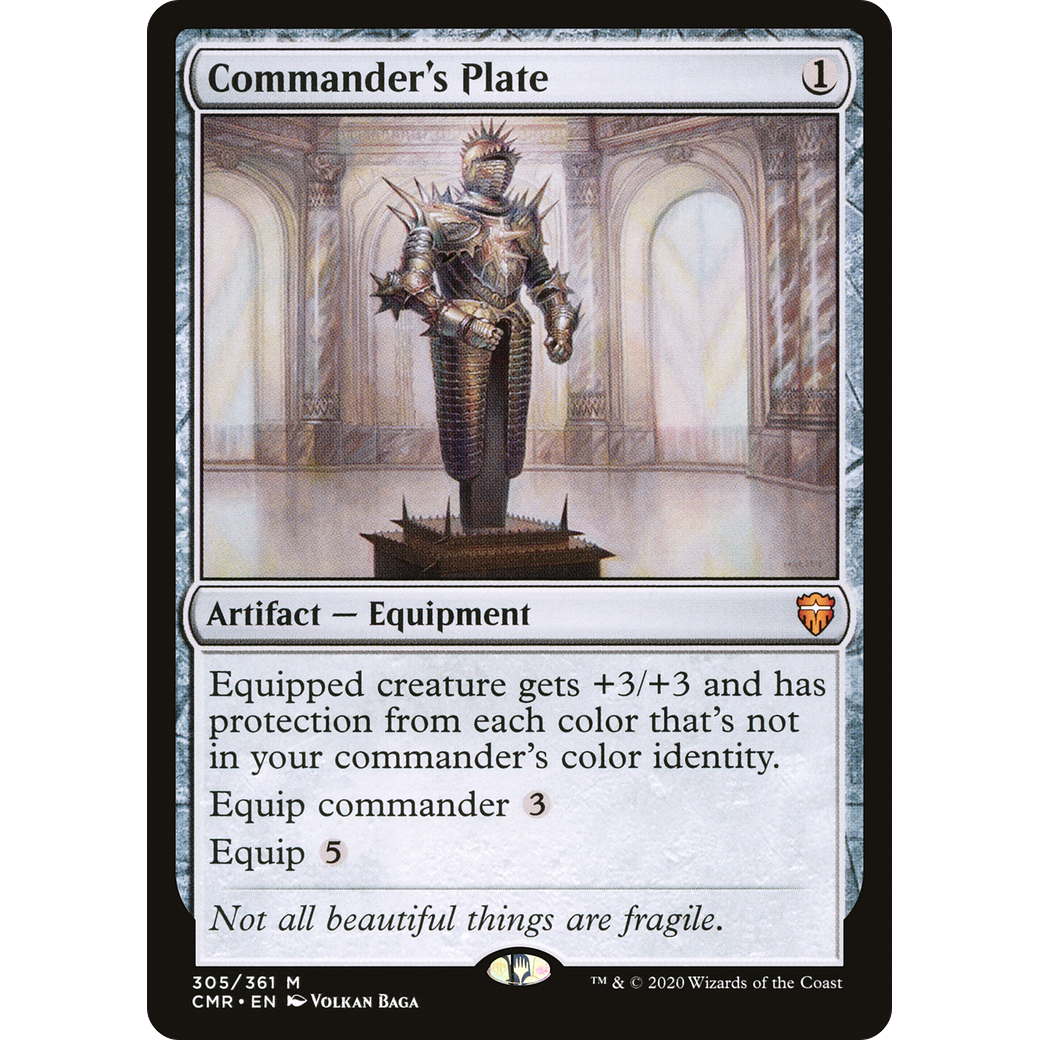 Commander's Plate (CMR-305) - Commander Legends Foil