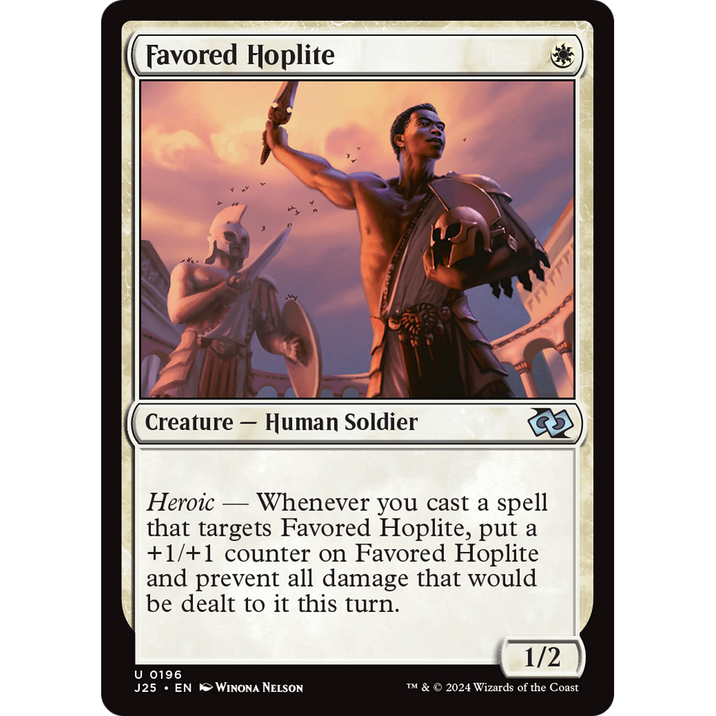 Favored Hoplite (J25-196) - Foundations Jumpstart