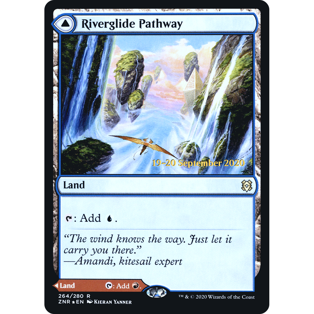 Riverglide Pathway (PRE-264) - Zendikar Rising Promos Foil