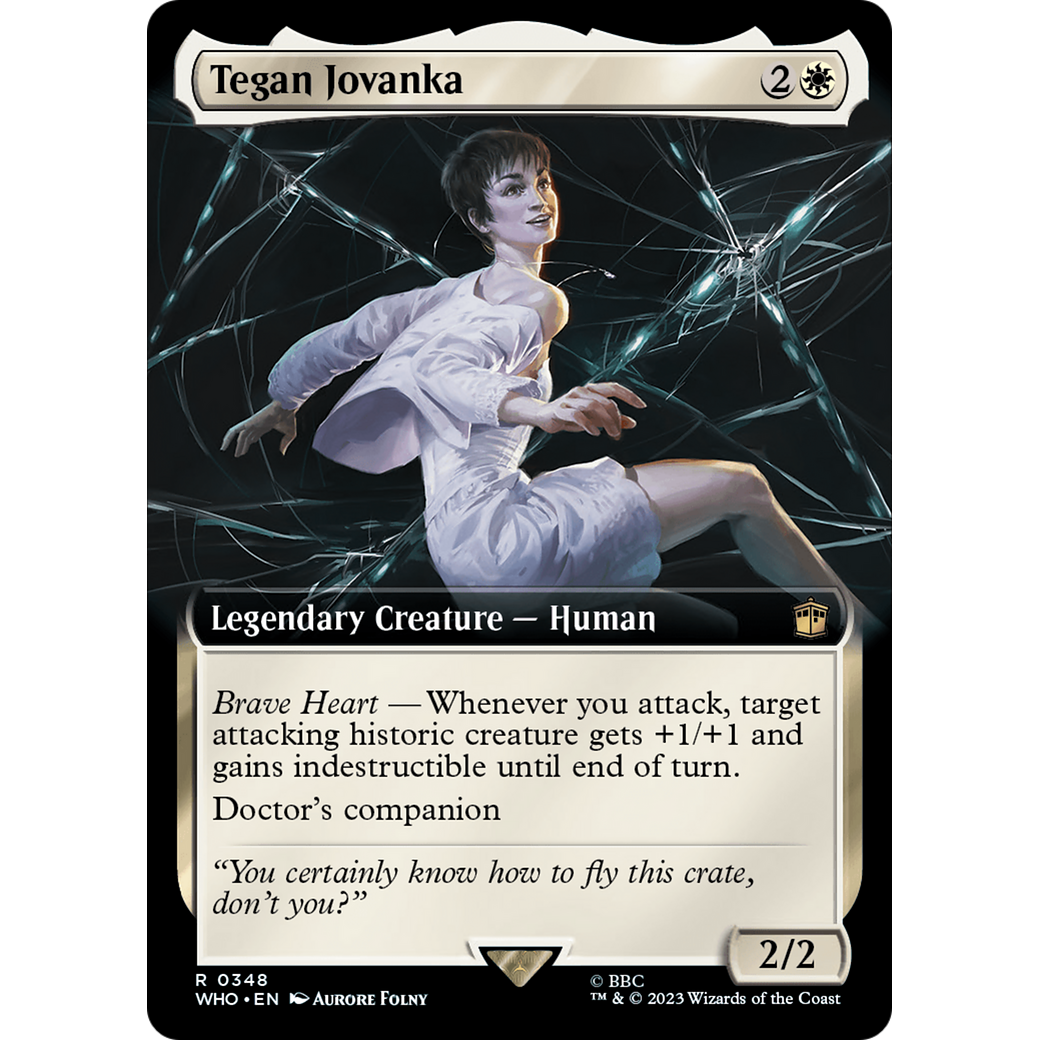 Tegan Jovanka (Extended Art) (WHO-348) - Doctor Who: (Extended Art) Foil