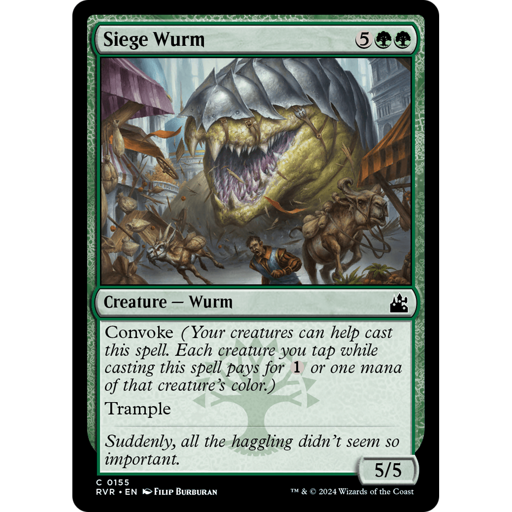 Siege Wurm (RVR-155) - Ravnica Remastered