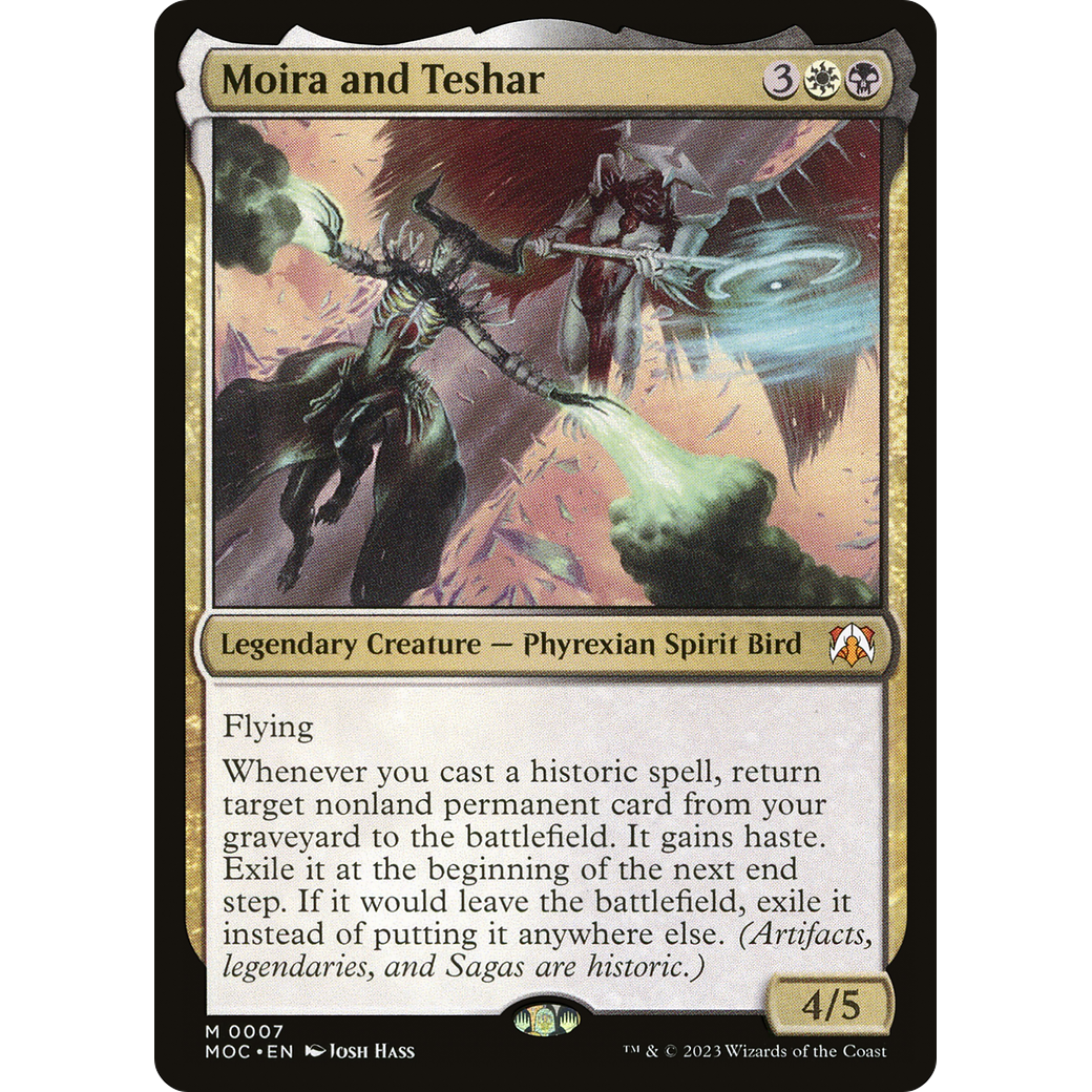 Moira and Teshar (MOC-007) - March of the Machine Commander