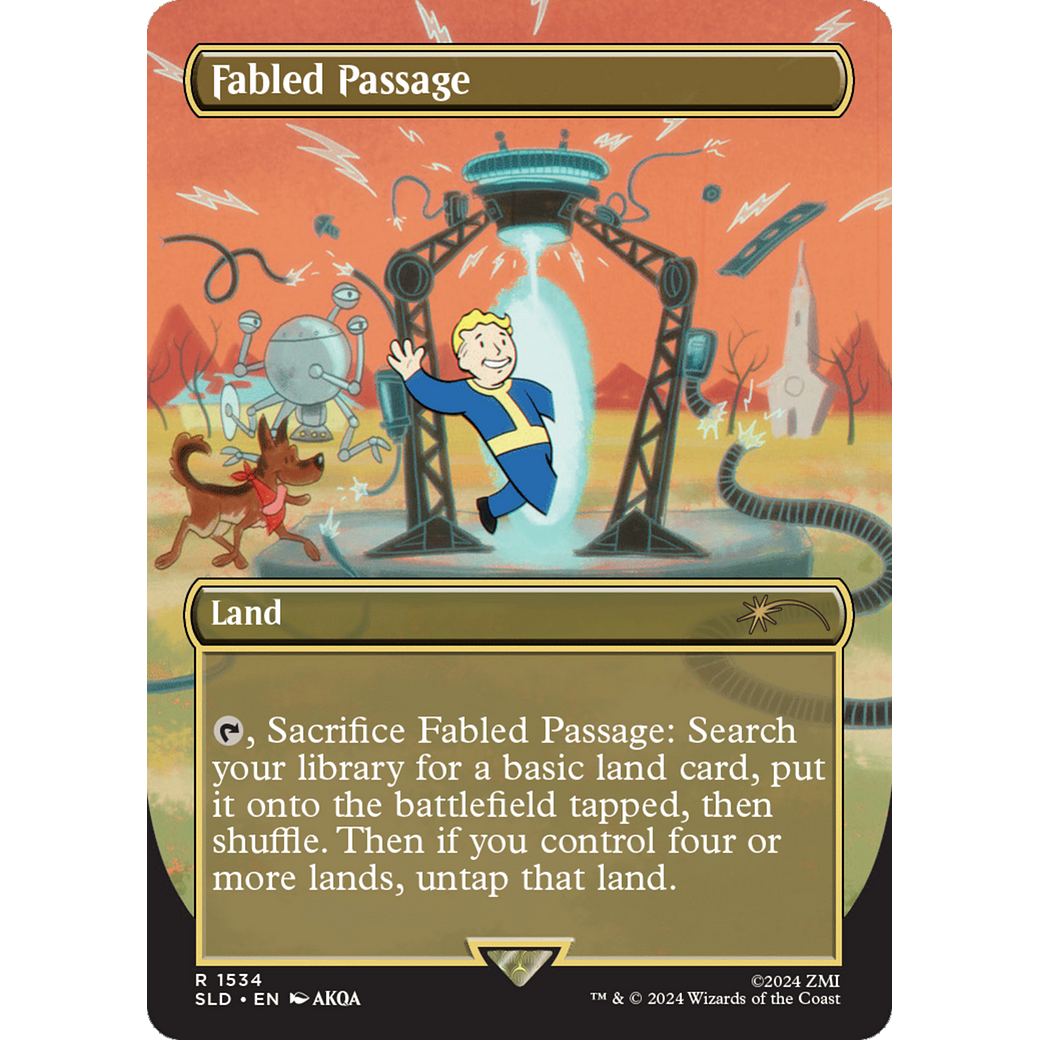 Fabled Passage (1534) (SLD-1534) - Secret Lair Drop (Borderless)