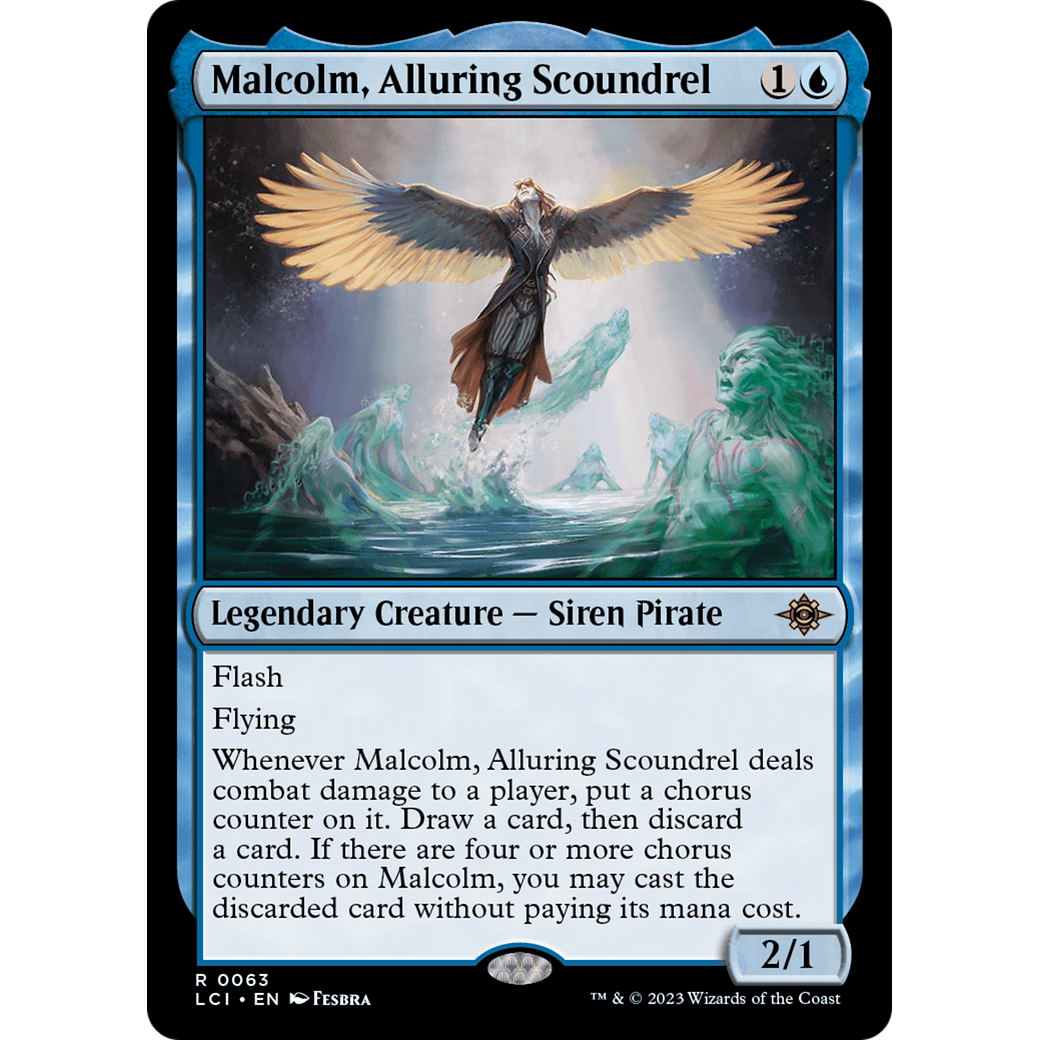 Malcolm, Alluring Scoundrel (LCI-063) - The Lost Caverns of Ixalan Foil