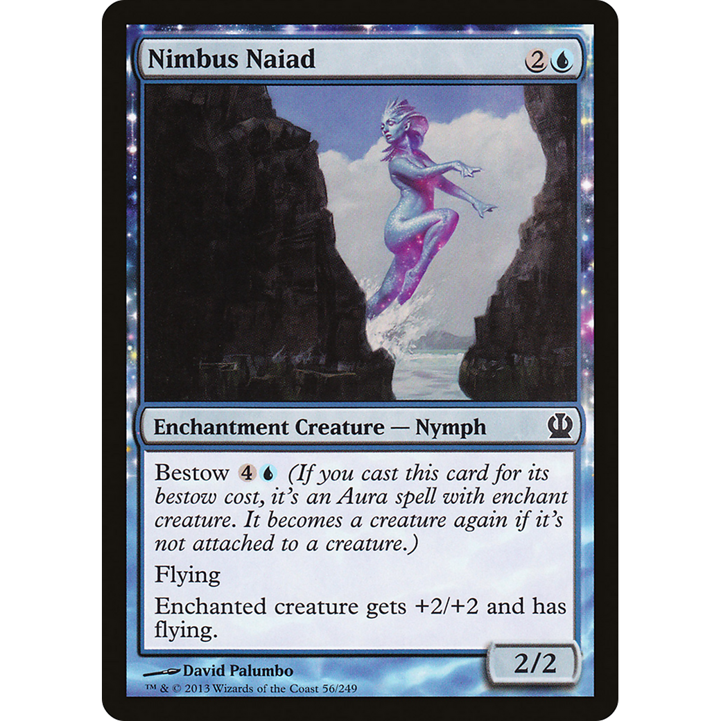 Nimbus Naiad (THS-056) - Theros: (enchantment) Foil