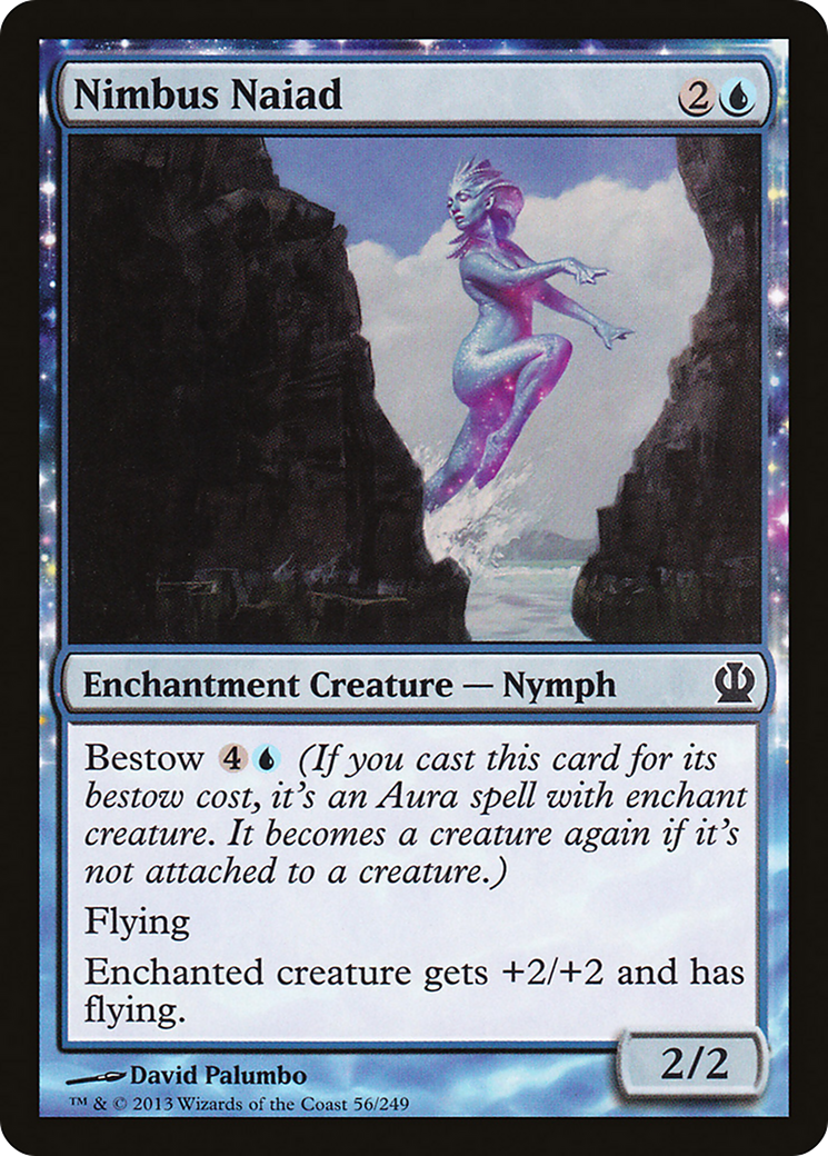 Nimbus Naiad (THS-056) - Theros: (enchantment) Foil