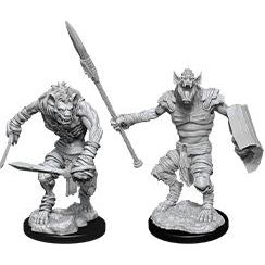 W12 Gnoll & Gnoll Flesh Gnawer Miniatures