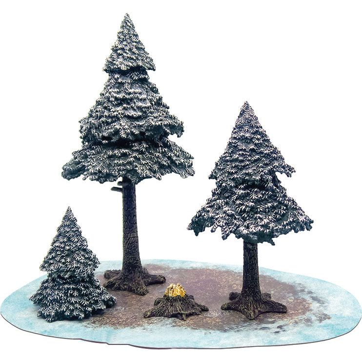 Monster Scenery: Snowy Pines