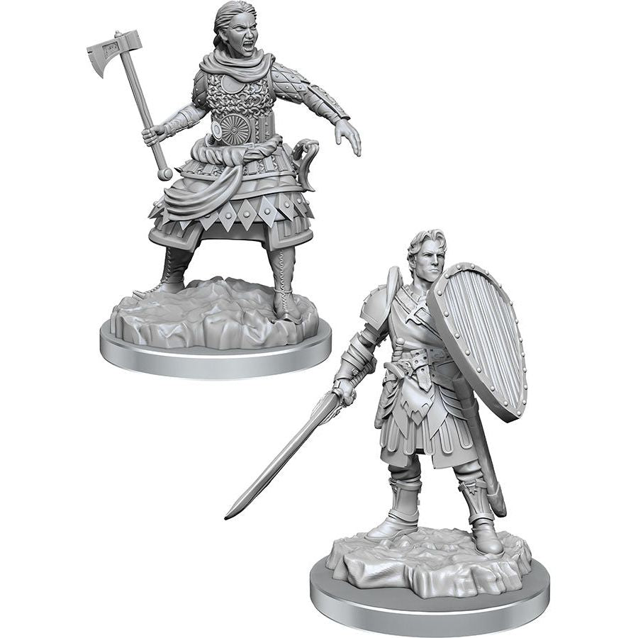 W21 Human Fighters Miniatures