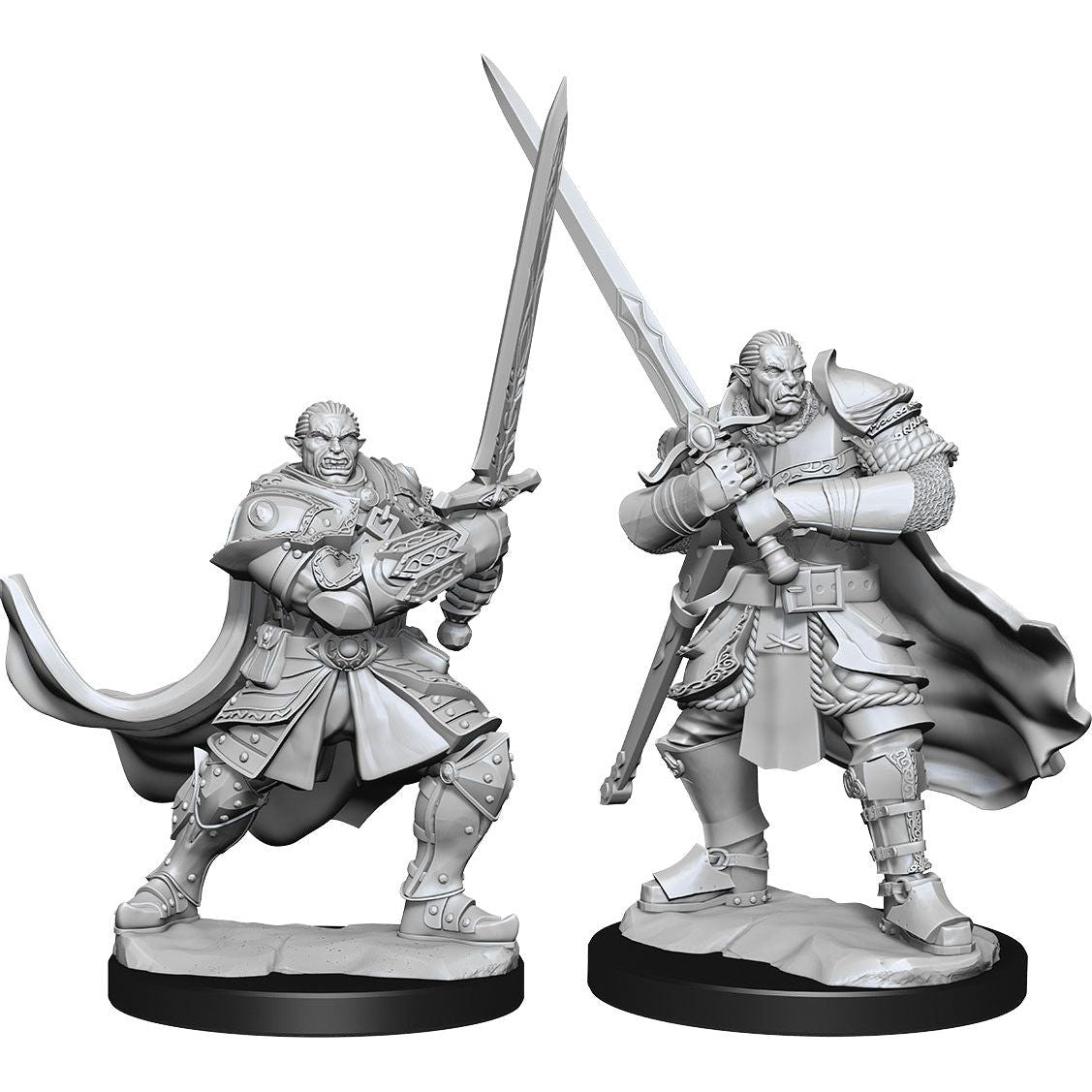 W15 Half-Orc Paladin Male Miniatures