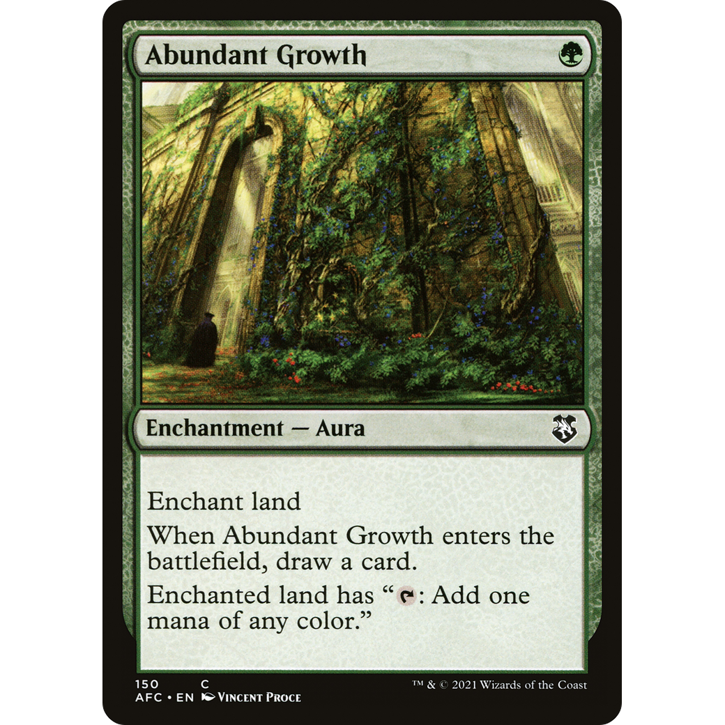 Abundant Growth (AFC-150) - Forgotten Realms Commander