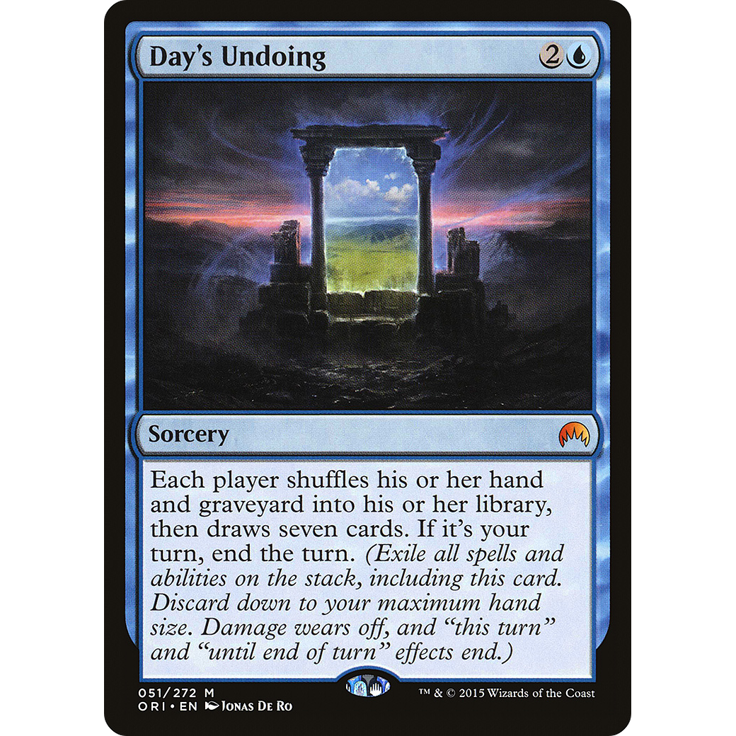 Day's Undoing (ORI-051) - Magic Origins Foil