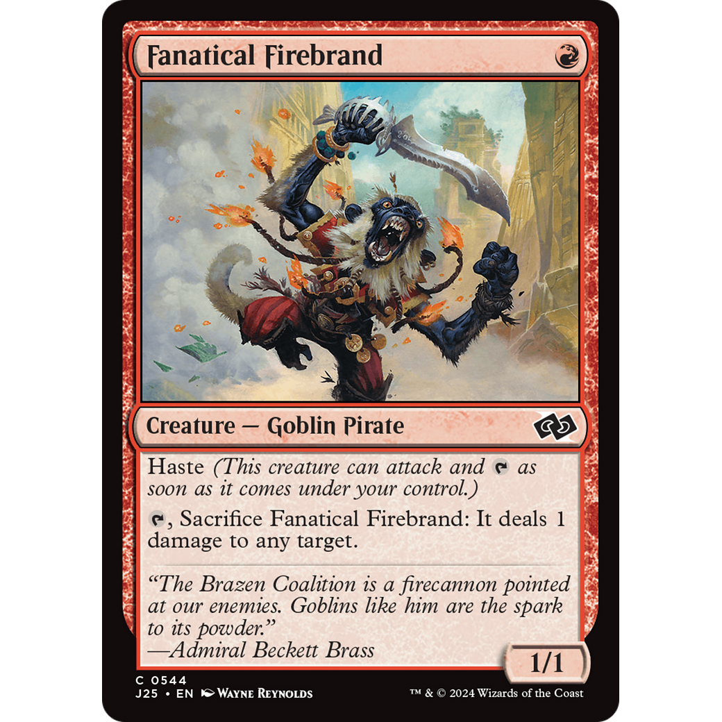 Fanatical Firebrand (J25-544) - Foundations Jumpstart