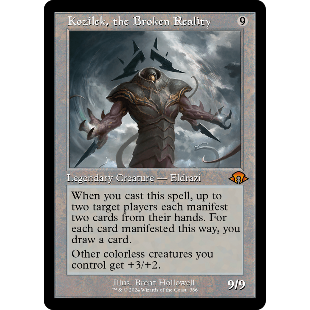 Kozilek, the Broken Reality (MH3-386) - Modern Horizons 3 Foil