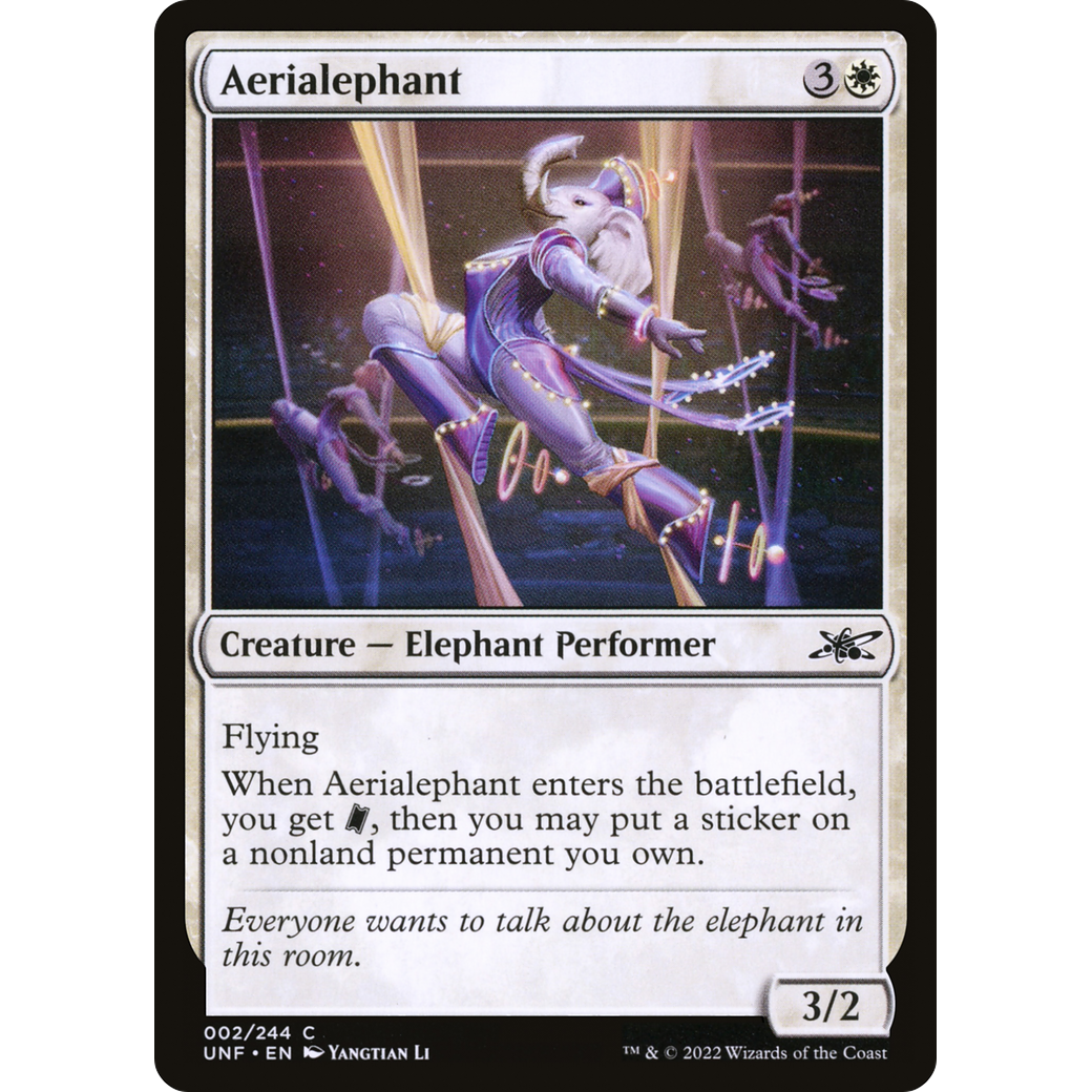 Aerialephant (UNF-002) - Unfinity Foil