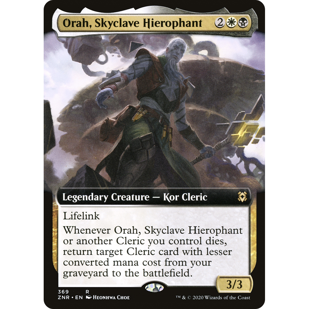 Orah, Skyclave Hierophant (Extended Art) (ZNR-369) - Zendikar Rising: (Extended Art) Foil