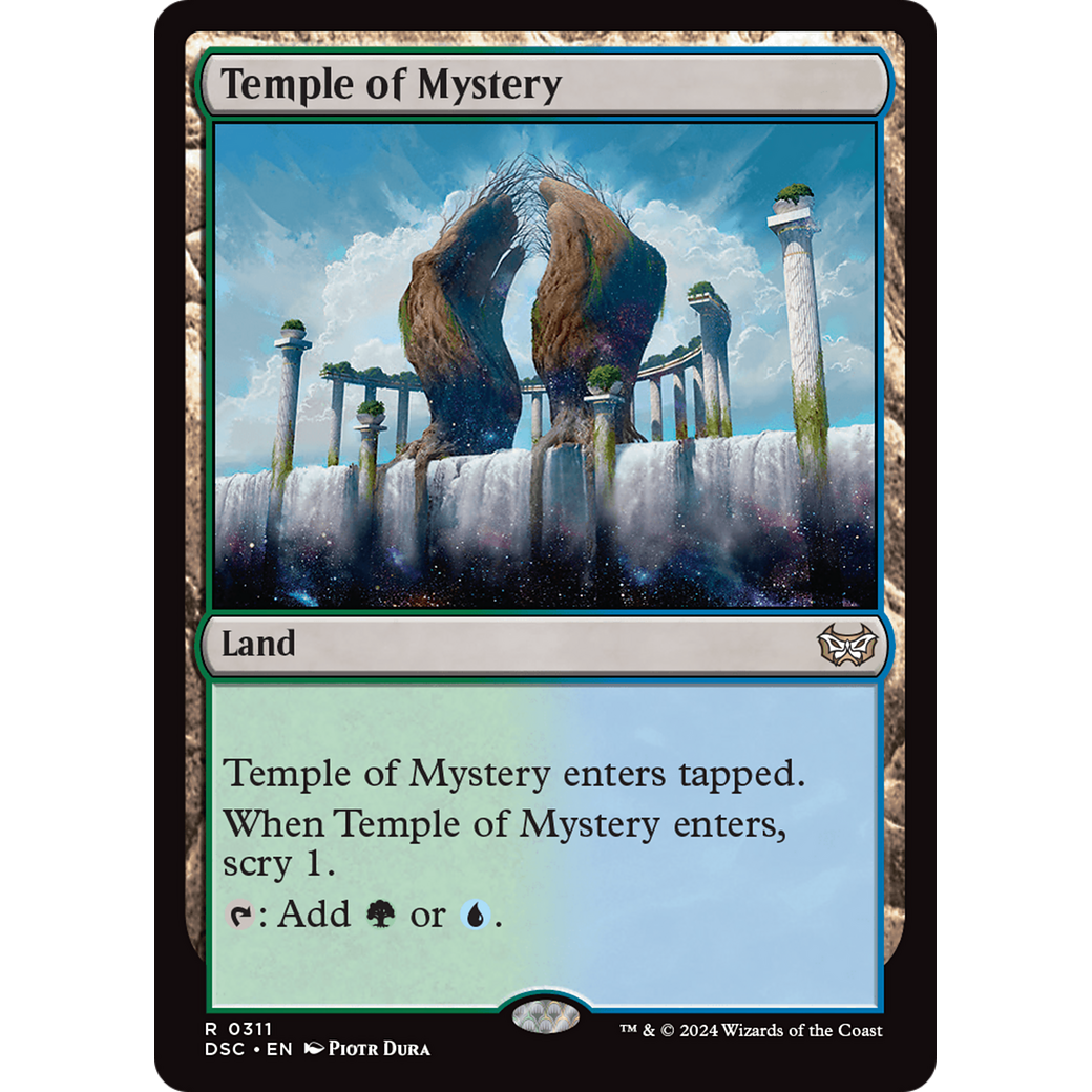 Temple of Mystery (DSC-311) - Duskmourn: House of Horror Commander