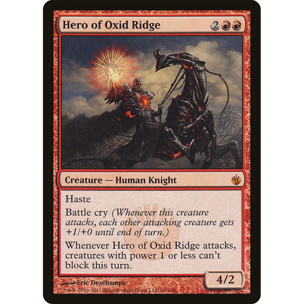 Hero of Oxid Ridge (MBS-066) - Mirrodin Besieged