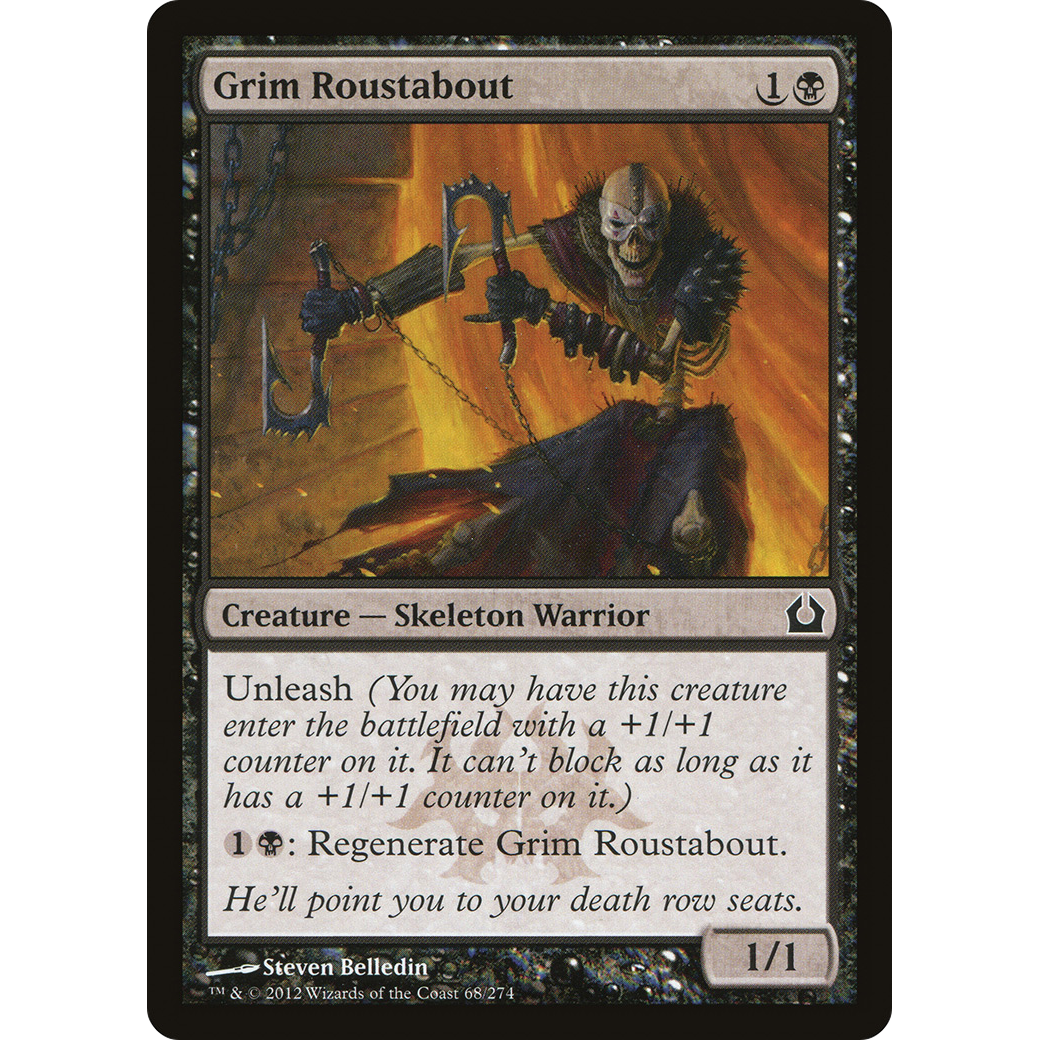 Grim Roustabout (RTR-068) - Return to Ravnica