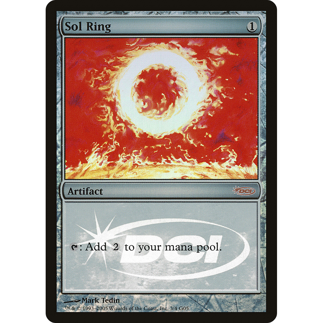 Sol Ring (JDG-003) - Judge Gift Cards 2005 Foil